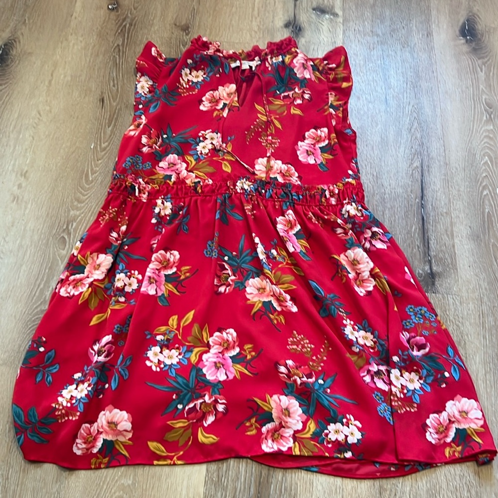 Loft Petite Dress XS with pockets Material tag missing
